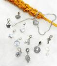 Pulseira Memorias em Prata 925 com 2 Berloques