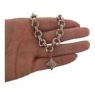 Pulseira metal dourada / prata estrela cravejada