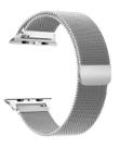 Pulseira Metálica Aço Inox 42/44mm Estilo Milanês Cor Prata