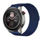 Pulseira Milanese compatível com GTR4 GTR 4 A2166 / GTR3 / GTR2 / Stratos 2 3 - Azul