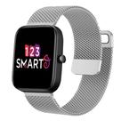 Pulseira Milanese Dupla compatível com Bip 3 A2172 / Bip / Bip Lite / Bip U - Prata