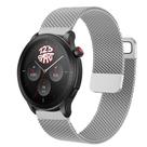 Pulseira Milanese Dupla compatível com GTR4 GTR 4 A2166 / GTR3 / GTR2 / Stratos 2 3 - Prata