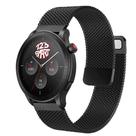Pulseira Milanese Dupla compatível com GTR4 GTR 4 A2166 / GTR3 / GTR2 / Stratos 2 3 - Preto