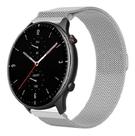 Pulseira Milanese Para Amazfit Gtr 2 / Gtr 2e - Cor Prata