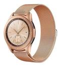 Pulseira Milanese Para Galaxy Watch Bt 46mm, Gtr 47mm, Gear S3, Gear 2, Gear 2 neo cor Gold Rose