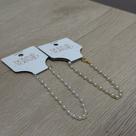 Pulseira mine pérolas com extensor ouro