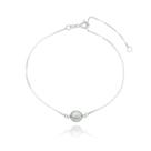 Pulseira Mini Escamas Branca de Prata 925