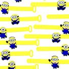 Pulseira Minions 10un Variadas Pulseirinha Festa Top Emorrachada Tema