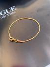 Pulseira modelo fio semi joia elegante minimalista Pulseira modelo fio semi joia elegante minimalista