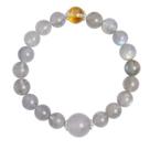 Pulseira Moonstone em prata esterlina 925 para mulheres