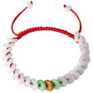 Pulseira natural Ice Jade Ping An, pingente, feita à mão