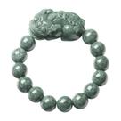 Pulseira natural Jadeite Pixius de 13 mm de pérola redonda de grau A Pulseira natural Jadeite Pixius de 13 mm de pérola redonda de grau A