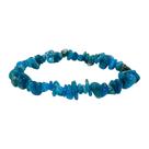 Pulseira Natural Pedra Apatita Em Cascalho