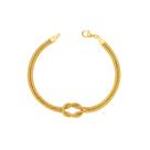 Pulseira Nó Flexível - Banhado em Ouro 18k Pulseira Nó Flexível - Banhado em Ouro 18k