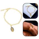 Pulseira Nossa Senhora de Guadalupe Dourada