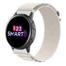Pulseira Nylon com Presilha para Galaxy Active 1 R500 e Active 2 40mm 44mm - Bege Pulseira Nylon com Presilha para Galaxy Active 1 R500 e Active 2 40mm 44mm - Bege