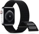 Pulseira Nylon Loop Compatível com Apple Watch 41mm, 38mm e 41mm -PRETO