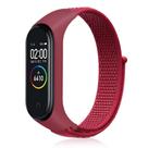 Pulseira Nylon Sport Loop Para compativel Xiaomi Miband 3 / 4 Vermelha
