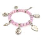 Pulseira Obá Orixás Umbanda Candomblé Rosa Ajustável Pulseira Obá Orixás Umbanda Candomblé Rosa Ajustável