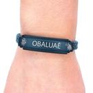 Pulseira Obaluaê Masculina Couro Preta Pulseira Obaluaê Masculina Couro Preta