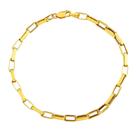 Pulseira Oca Grossa Masculino Ouro 18k