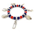 Pulseira Ogum Orixás Umbanda Candomblé Ajustável