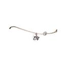 Pulseira Olho De Hórus E Ponto De Luz 5mm Prata Banho Ródio Pulseira Olho De Hórus E Ponto De Luz 5mm Prata Banho Ródio