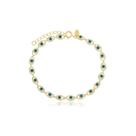 Pulseira Olho Grego Banhada a Ouro 18k