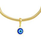 Pulseira Olho Grego Berloque Banhado a Ouro 18k Pulseira Olho Grego Berloque Banhado a Ouro 18k