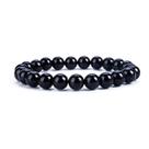 Pulseira Ônix Preta 8mm Pedra Natural Proteção Unisex Pulseira Ônix Preta 8mm Pedra Natural Proteção Unisex