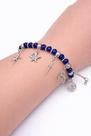 Pulseira Orixá Ogum Azul Proteção Força Determinação