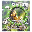 Pulseira orixa oxossi verde umbanda candomblé - un