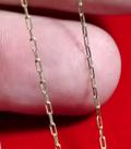 Pulseira Ouro 18 Kilates Peso 0.60 Gramas 0.5 mm 21 Cm