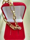 Pulseira Ouro 18 kilates Pulseira Baquert Oco 5 mm 7 Gramas Pulseira Ouro 18 kilates Pulseira Baquert Oco 5 mm 7 Gramas