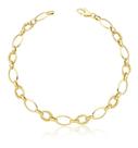 Pulseira Ouro 18k Feminina Argolas Diamantadas