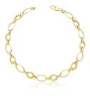 Pulseira Ouro 18k Feminina Argolas Diamantadas