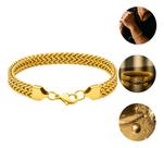 Pulseira Ouro 18k Masculina Cubana Luxo