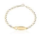 Pulseira Ouro Melindrosa Bebê 10k 13,0 Centímetros M13 Pulseira Ouro Melindrosa Bebê 10k 13,0 Centímetros M13