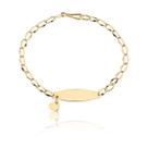 Pulseira Ouro Puro Melindrosa Bebê 10k 13cm M19