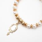 Pulseira Oxum Perola Abebe Luxo com Silicone