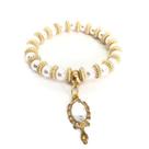 Pulseira Oxum pérola com abb luxo Pulseira Oxum pérola com abb luxo