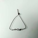 Pulseira Palito Zirconia Quadrada Ajustável