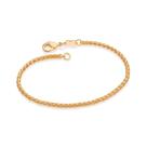 Pulseira palmeira banhada a ouro 18k COD. 5521921900 tam 19
