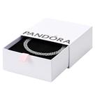 Pulseira PANDORA Timeless Pavé Cuban Chain em prata esterlina