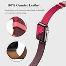 Pulseira para Apple Watch 42mm 44mm Cour o genuino Premium Marrom e Rosa iCarer Original