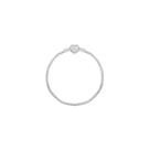 Pulseira Para Berloque Fecho Coração Cravejado Prata Pulseira Para Berloque Fecho Coração Cravejado Prata
