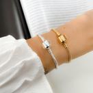 Pulseira para Berloques Banhada a Ouro ou Prata - 20cm Pulseira para Berloques Banhada a Ouro ou Prata - 20cm