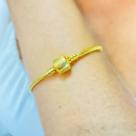 Pulseira Para Berloques Dourada