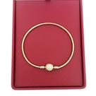 Pulseira para Berloques Folheada a ouro Cravejado