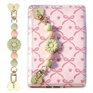 Pulseira para Kindle LuneClat com contas de silicone e pingente de flor